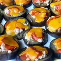 El cooksnap de David M cuando hizo Mini pizzas de berenjenas.