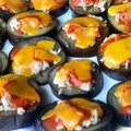 El cooksnap de David M cuando hizo Mini pizzas de berenjenas.