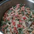 Chris Falzone's cooksnap of when they made Tortellini with a Creamy Tomato Basil Sauce.