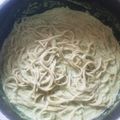 El cooksnap de Davidesle cuando hizo Spaghetti Verde.