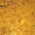 Fatima Mustafa 's cooksnap of when they made Khari masoor ki daal,kaali Daal.