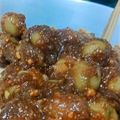 Cooksnap dari dion kayane untuk resep Cilok Aci telor puyuh bumbu kacang pedas