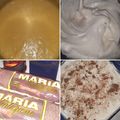 El cooksnap de Alejandra Blanco M cuando hizo Torta fría con galletas María y crema pastelera.