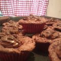 El cooksnap de Carolina Alvarez cuando hizo Muffins de brownie.