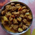 Runta Dutta's cooksnap of when they made আলু সয়াবিন তরকারি (aloo soyabean tarkari recipe in Bengali).