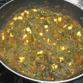 Nilima Pandya's cooksnap of when they made Palak paneer.