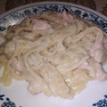El cooksnap de Bárbara ❣️ cuando hizo Fideos con salsa blanca económica y pollo.