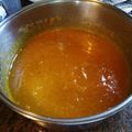 El cooksnap de "cocinar con jorgette" cuando hizo Confitura de nísperos.