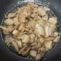 Cooksnap của Bánh Kookie khi họ làm theo món Thịt ba chỉ rang cháy cạnh
