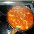 El cooksnap de Lola Sanchez Lerida cuando hizo Fideos con sepia o calamaritos.