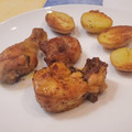 El cooksnap de Maria Rosa Rodriguez Sanchez cuando hizo Pollo asado al limón con su toque de curry.