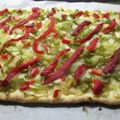 El cooksnap de Gabriela Diez cuando hizo Coca de verduras.