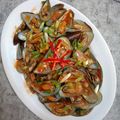 Cooksnap dari Adelia Firdaus untuk resep Kerang hijau saos padang
