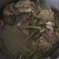 El cooksnap de Klaus Ambriz cuando hizo Carne de res en fajitas con nopales en salsa verde.