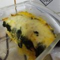 El cooksnap de Meli cuando hizo Pastel de espinaca.