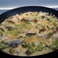 El cooksnap de Maria Jose Rodriguez Aniza cuando hizo Arroz con conejo y setas.