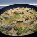 El cooksnap de Maria Jose Rodriguez Aniza cuando hizo Arroz con conejo y setas.