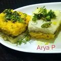 Arya Paradkar का कुकस्नैप जब उन्होंने गार्लिक सेंडविच ढोकला(garlic sandwich recipe in hindi) बनाया था।