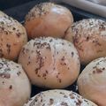El cooksnap de Stella Maris Suarez cuando hizo Pan casero tipo hamburguesas.