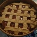 El cooksnap de Valentina Olivera cuando hizo Pasta frola sin azúcar.