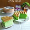 Cooksnap dari 🍹🍕 pawonku 🍜🍚 untuk resep Ogura Pandan Cake