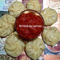 nimisha nema का कुकस्नैप जब उन्होंने मोमोज़ (Momos recipe in hindi) बनाया था।