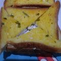 Cooksnap dari Christien Iwan untuk resep Korean GARLIC BREAD Versi Roti tawar Ekonomis