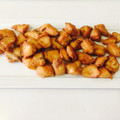 El cooksnap de Rosa Cokting cuando hizo Chicharrón de Pescado con bastones de Camote, arroz con choclo y encurtido de Nabo a lo Carmelita.