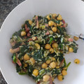 El cooksnap de Ana Miguéns Ces cuando hizo Espinacas con Garbanzos.