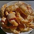 El cooksnap de Abigail Rivas cuando hizo Croissant rellenos de jamón serrano, queso y morcilla de cebolla.