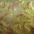 El cooksnap de preso cuando hizo Arroz con pollo al azafrán.