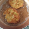 El cooksnap de Tamara Vázquez cuando hizo Hamburguesas de calabacín.