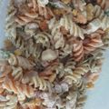 El cooksnap de Andreita cuando hizo Ensalada de macarrones.