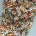 El cooksnap de Andreita cuando hizo Ensalada de macarrones.