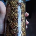El cooksnap de Claudia Corrales cuando hizo Granola energética.