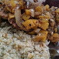 El cooksnap de Ana CaZu cuando hizo Pollo con piña.