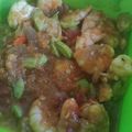 Cooksnap dari fefina untuk resep Udang Pete Saus Padang