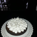 El cooksnap de Valeria Buchman cuando hizo Torta Brownie con dulce de leche y merengue italiano.