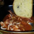 ashtrey1910's cooksnap of when they made Calamari Stew with Garlic Toast.