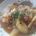 El cooksnap de yosita cuando hizo Sopa de longaniza.