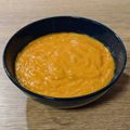 El cooksnap de Jesús Ruiz cuando hizo Salmorejo de mango y papaya.