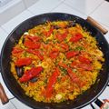El cooksnap de ecaparroz cuando hizo Paella de frutos del mar.