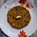 Ajita Srivastava का कुकस्नैप जब उन्होंने बची हुई दाल और आलू की सब्जी का पराठा (dal aloo sabji paratha recipe in hindi) बनाया था।