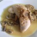 El cooksnap de Urvi cuando hizo Solomillo de Pavo con vino blanco.