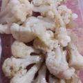 El cooksnap de Paula Nuñez cuando hizo Ensalada de coliflor.