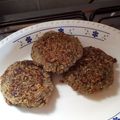El cooksnap de paola cuando hizo Hamburguesas de lentejas.