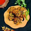 Priya vishnu Varshney का कुकस्नैप जब उन्होंने मेथी गोभी प्याज़ के पकोड़े(methi gobi pyaz k pakode recepie in hindi) बनाया था।