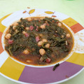 El cooksnap de Mari Trini Hernandez Peñalva cuando hizo Espinacas con garbanzos.