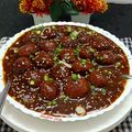 Madhu Jain का कुकस्नैप जब उन्होंने गोभी मंचूरियन ग्रेवी (gobhi manchurian gravy recipe in hindi) बनाया था।