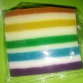 Cooksnap dari Mama Suhlul untuk resep Kue Lapis Kanji Lentur dan Lembut